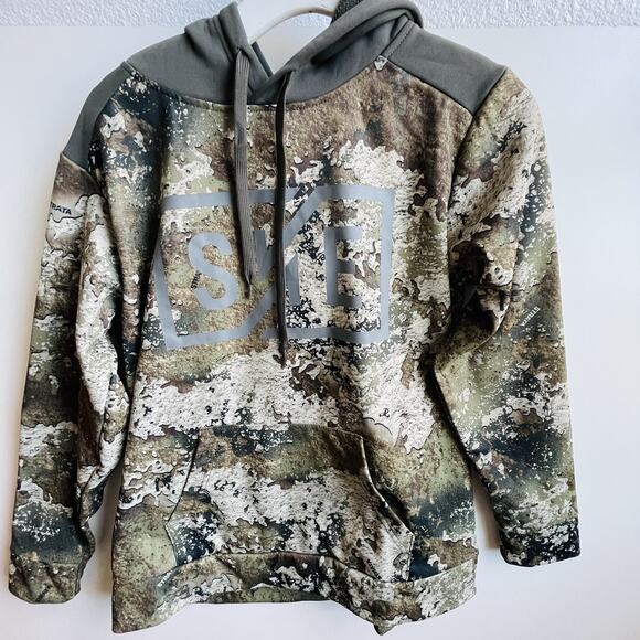 Strata Hoodie Camouflage Medium Pullover Excellent - Picture 1 of 9